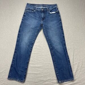 American Eagle Mens 30x30 Jeans Straight Leg Medium Wash‎ Denim